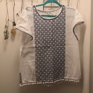 Madewell embroidery shirt
